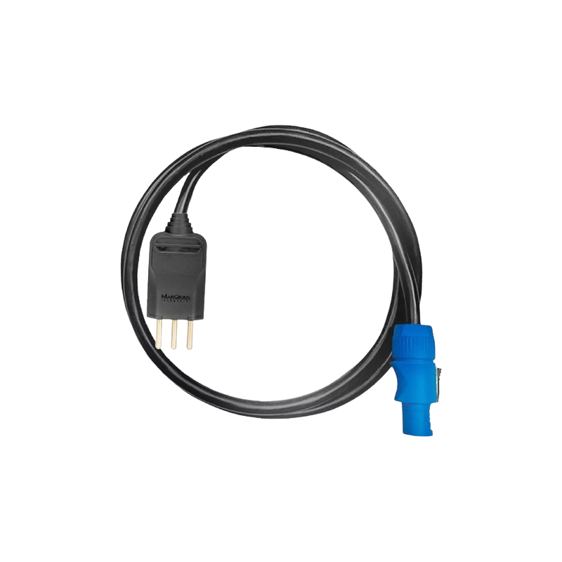 Cabo de Energia 3x2,5mm 1 Metro Conector Powercon E 2p+t